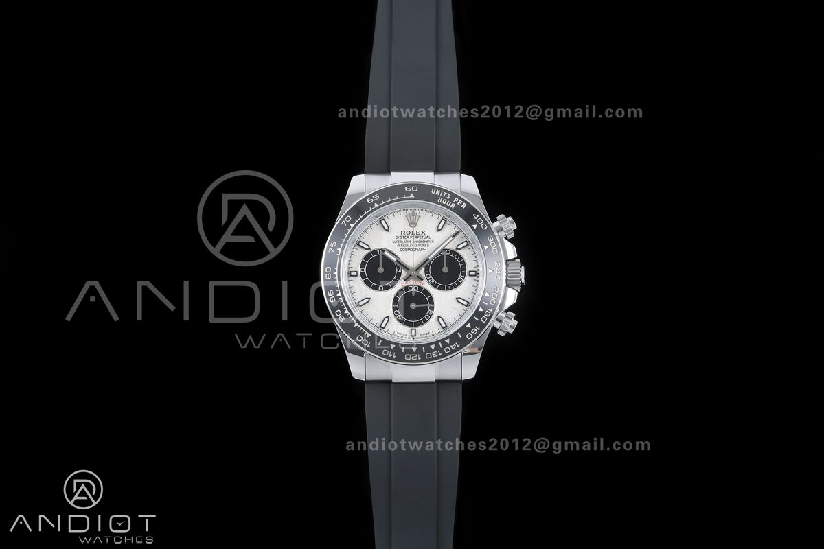 Daytona 126519 QF 1:1 Best Edition Meteorite Dial on Oysterflex Strap JH4131 V18 Weighted (Free Sprung)